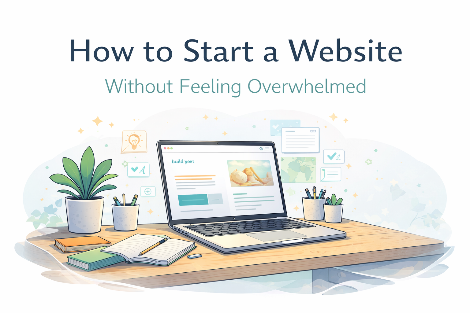 How to Start a Website Without Feeling Overwhelmed