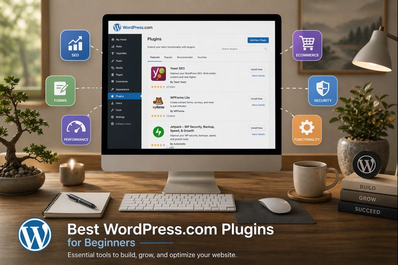 Best WordPress.com Plugins for Beginners (Build a Site Faster)